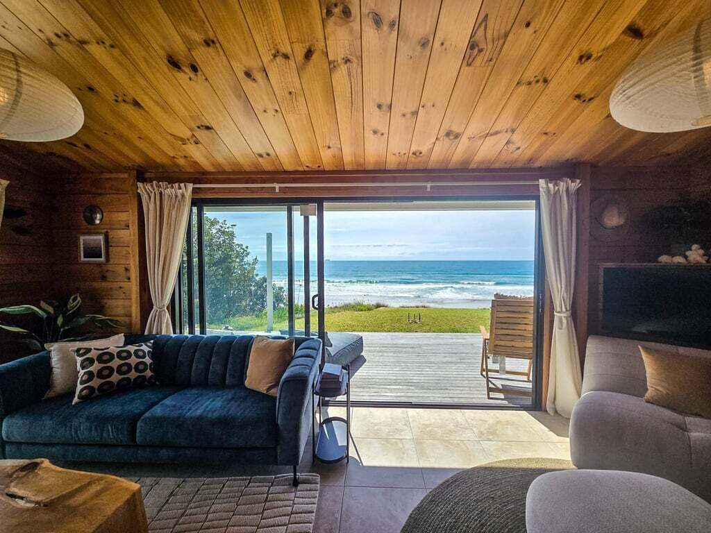 The indoor/outdoor flow from the open plan living area