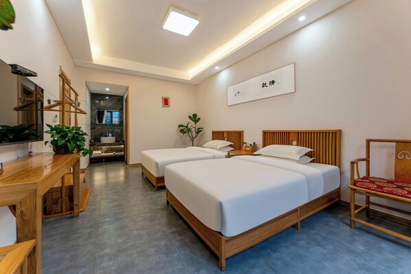Comfort Double Room | Free WiFi - ManBuYunDuan.Theme Inn (WUTAI)