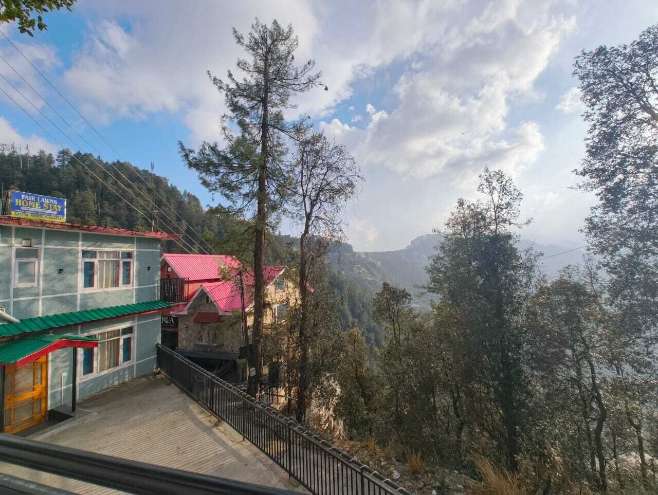 Utsikt fra overnattingsstedet