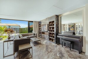 Maison en rangée, 3 chambres, vue sur le jardin | Aire de séjour