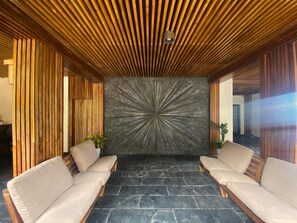 Lobby sitting area