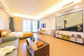 Deluxe Double Room, City View | Living room - Beijing Yichao Serviced Apartment  (Beijing)
