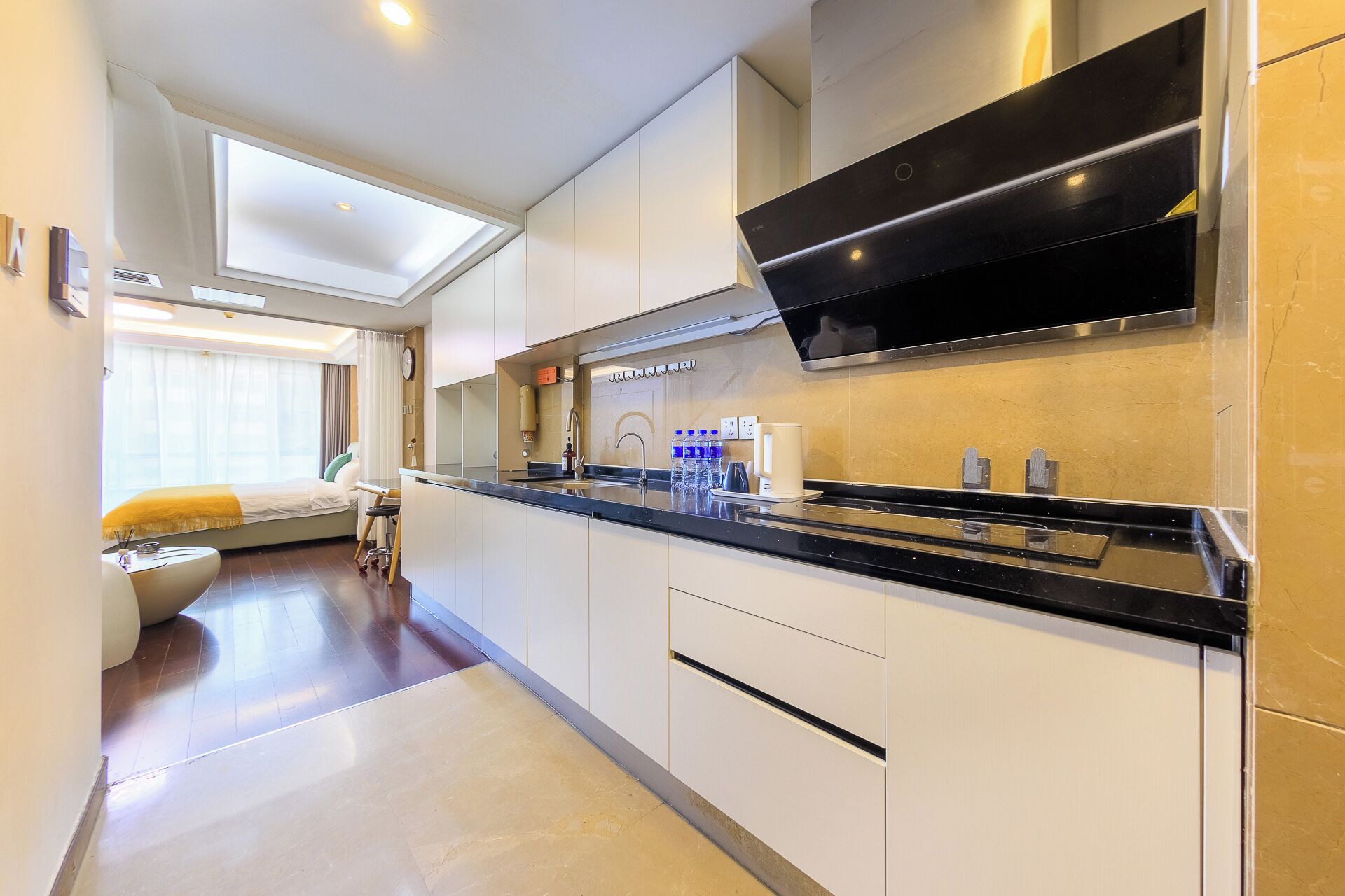 Family Triple Room, City View | Private kitchen