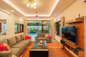 Living area - ELIVAAS Anasa 4 BHK With Pvt Pool  (Siolim)