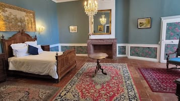 Chambre Double Deluxe, vue jardin | Draps en coton égyptien, literie de qualité supérieure, surmatelas