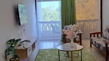 Deluxe Apartment, Balcony | Ruang tamu