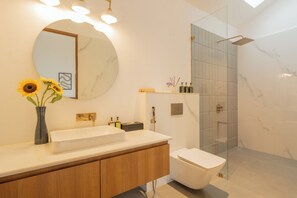 Deluxe Villa, Balcony, City View | Bathroom | Slippers - ELIVAAS Mirai Villa Sukoon 3 bhk & pool (Vagator)