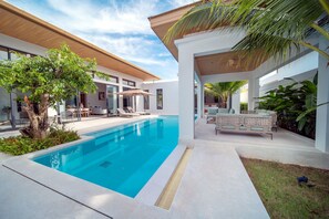 Luxury Villa, 4 Bedrooms, Private Pool, Courtyard Area | Resort view