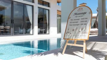 Körperbehandlungen, Thai-Massagen, Sportmassagen, Massagen am Strand