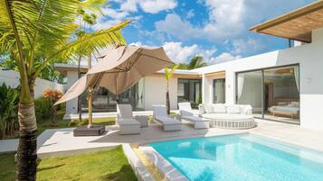 Premium Villa, 5 Bedrooms, Private Pool, Courtyard Area | Golf view