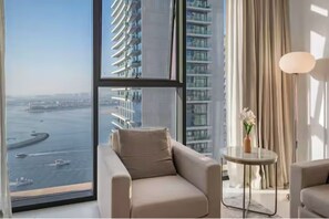 Condo, Beach View | Interior - 5 Star Palm View Private Beach 1BR (Dubai)