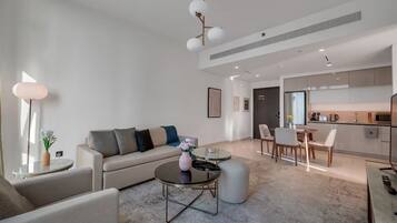 Condo, Beach View | Living area