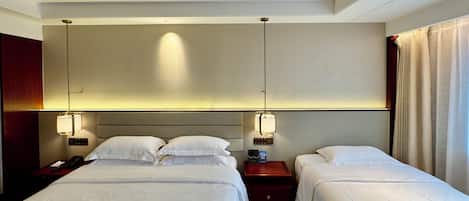 In-room safe, blackout curtains, free WiFi