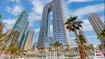 Voorkant van accommodatie