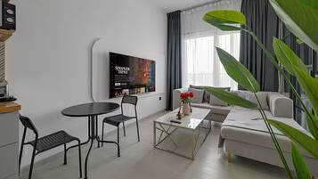 Condo, City View | Living area