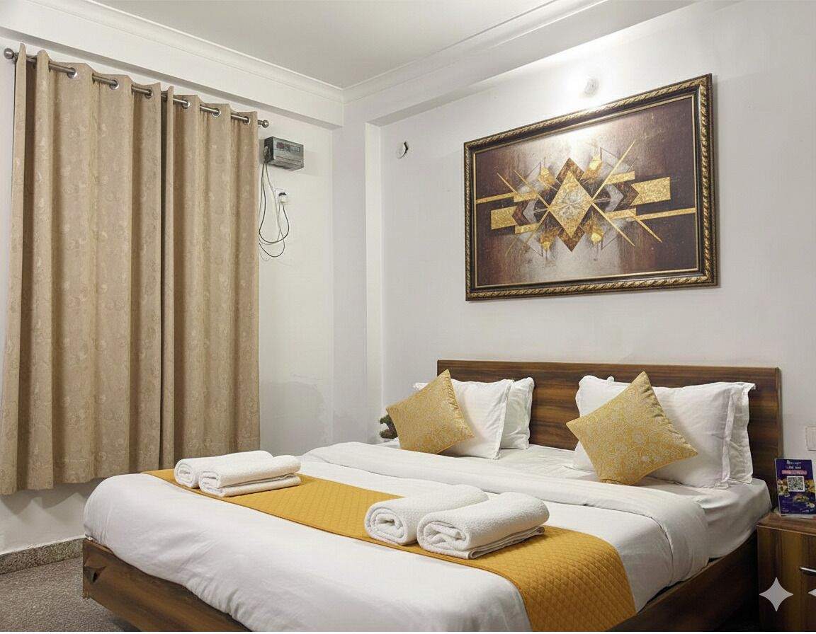 Deluxe Double Room, 1 Bedroom, City View