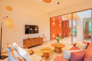 Living area - ELIVAAS Mirai Gemini 3 BHK Villa (Vagator)