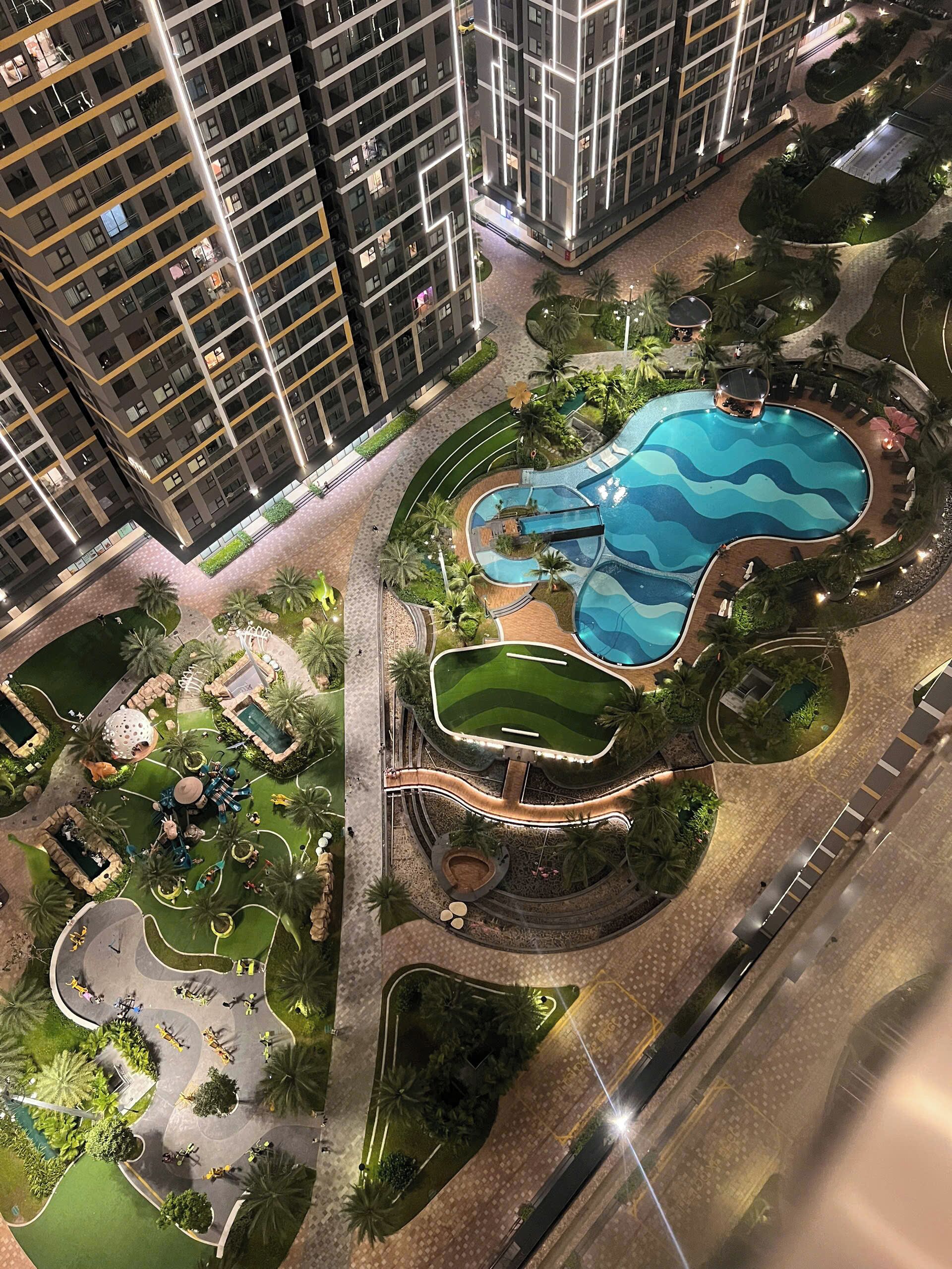 Familieleilighet, aircondition, byutsikt | Basseng