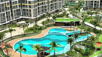 Family Apartment, Air conditioning, City View | Pool