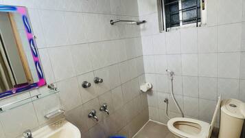 Towels, soap, toilet paper
