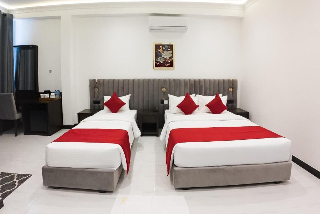 Deluxe dubbelrum - balkong - utsikt mot trädgården