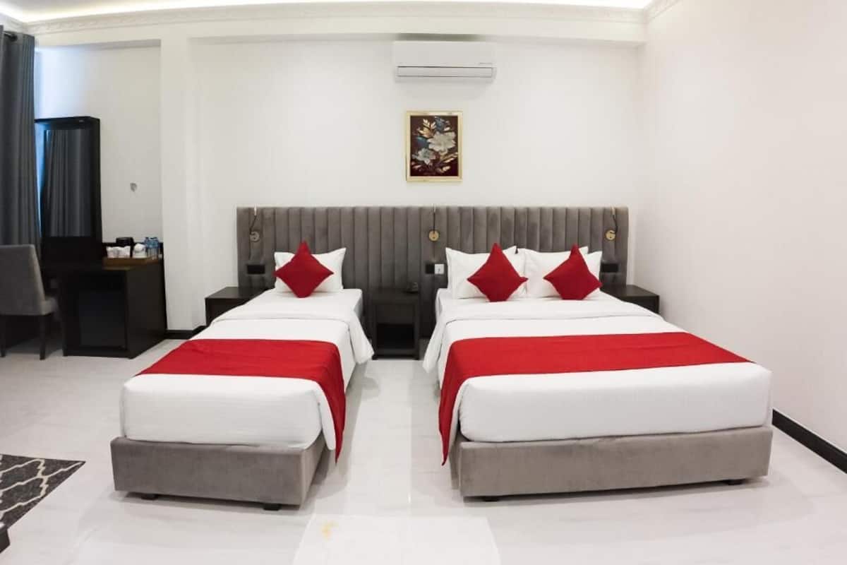 Phòng đôi Deluxe, ban công, quang cảnh vườn