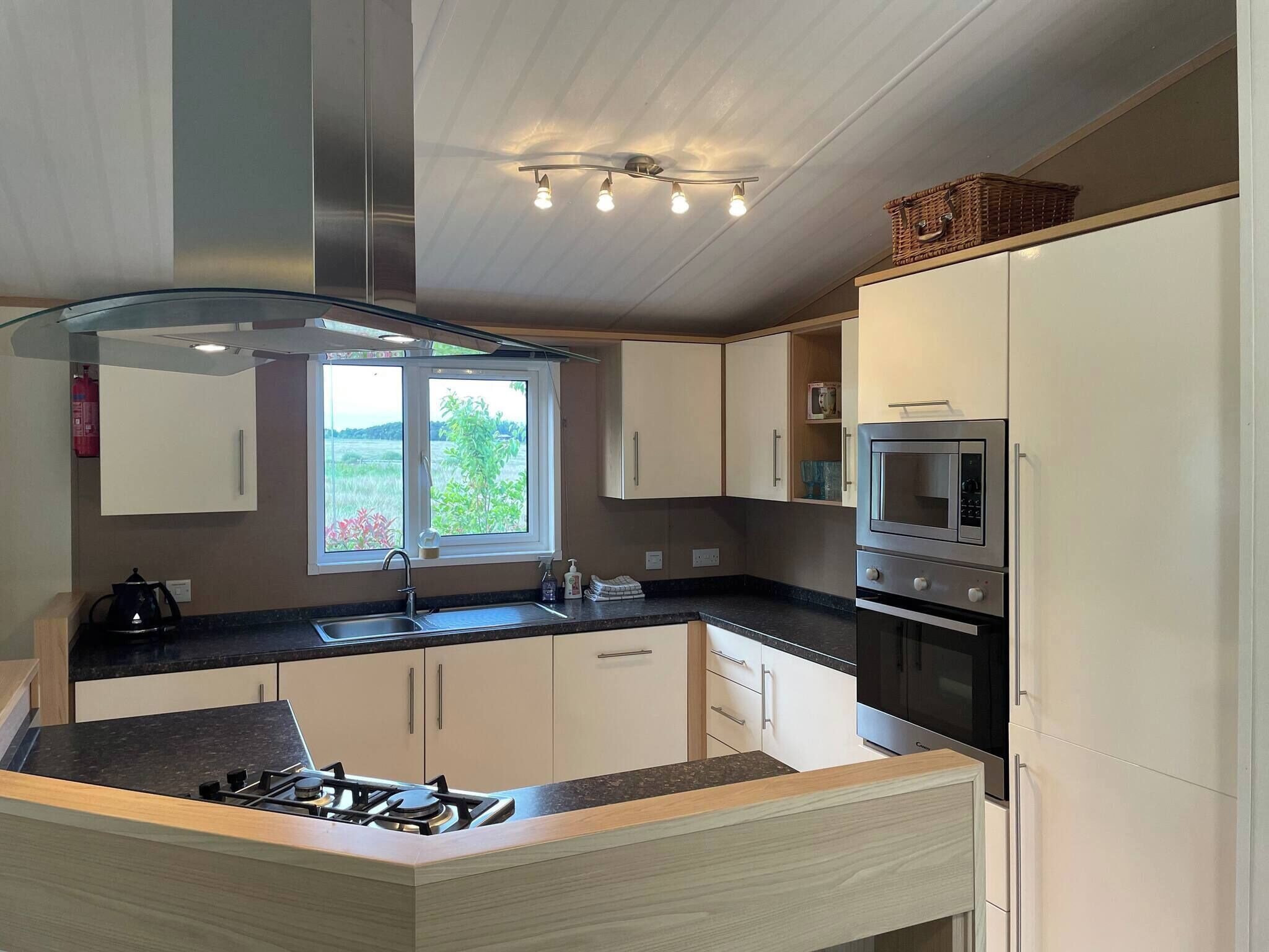 Ferienhütte, 3 Schlafzimmer, barrierefrei, Terrasse | Innenbereich