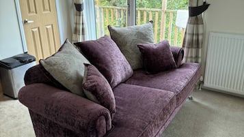 Huisje, 3 slaapkamers, toegankelijk voor mindervaliden, patio | Woonruimte