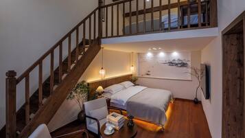 Luxury Double or Twin Room, Courtyard View | Blackout curtains, soundproofing, iron/ironing board, free WiFi