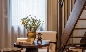 奢华双人房或双床房, 庭院景观 | 住宿内部