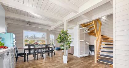 Ferienhaus "Bernsteinblau" in Schönberg-Holm nahe Sandstrand und mit Sauna