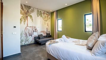 Vila luxo, banheiro privativo, vista para o jardim