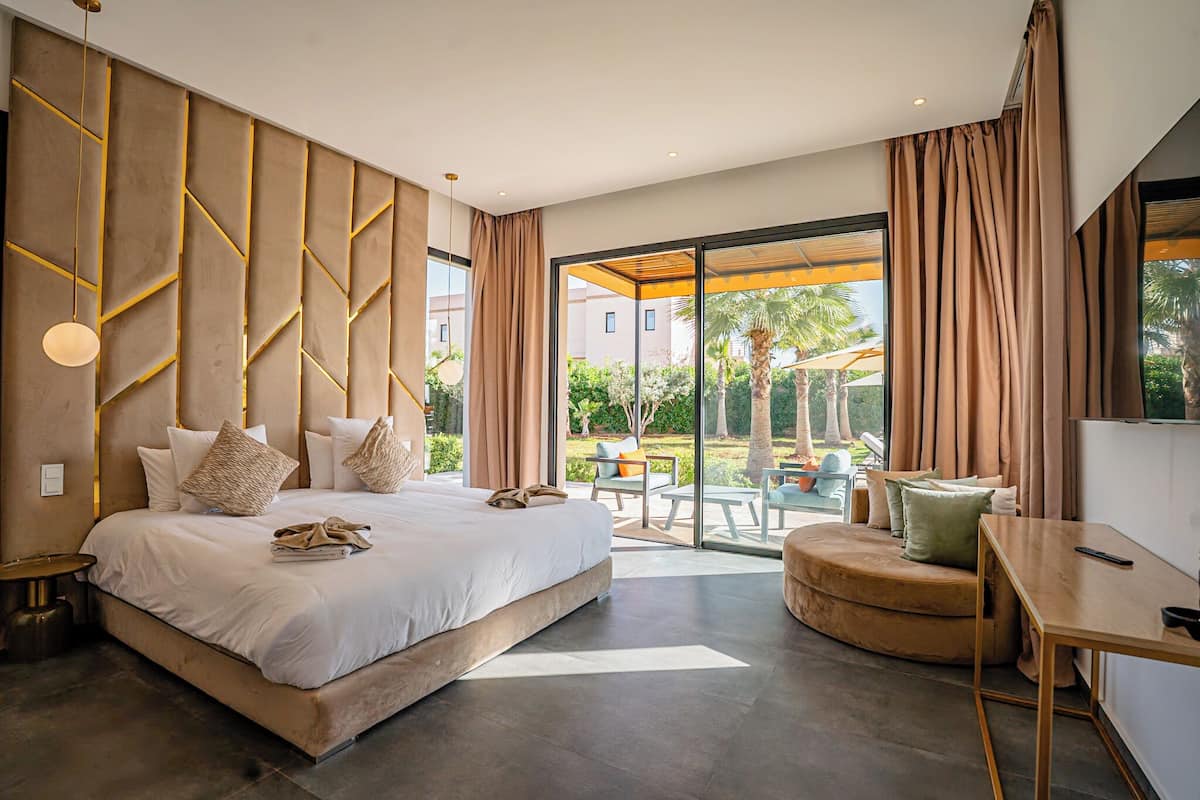 디럭스 빌라, 전용 욕실, 정원 전망