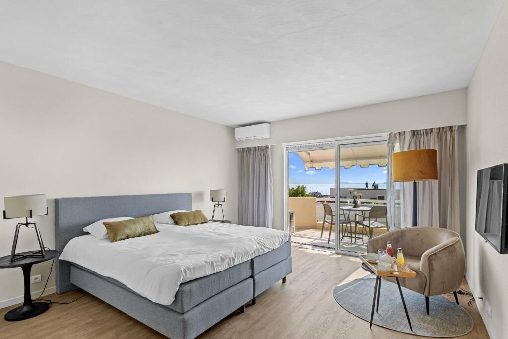 غرفة سوبيريور مزدوجة - بشرفة - بمنظر للبحر