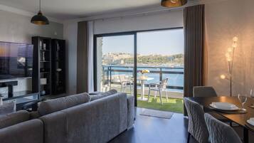 Comfort-Apartment, Meerblick | Wohnbereich