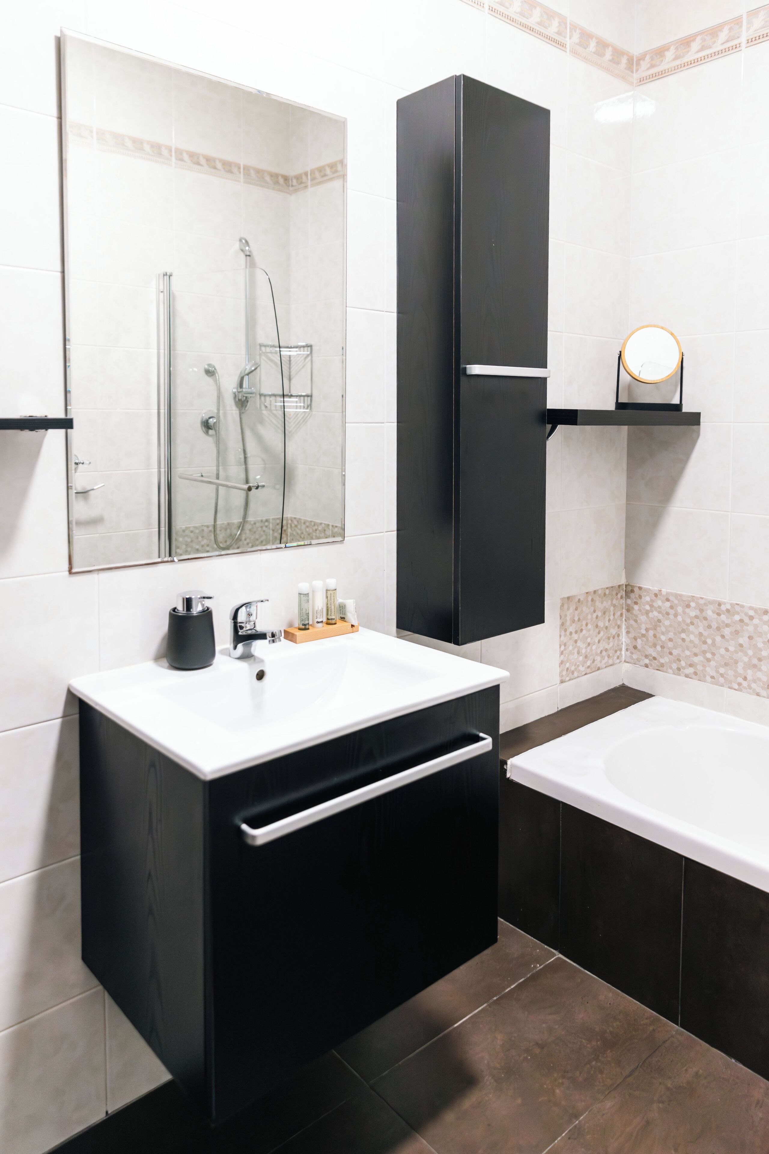 Apartemen Comfort, pemandangan laut | Kamar mandi