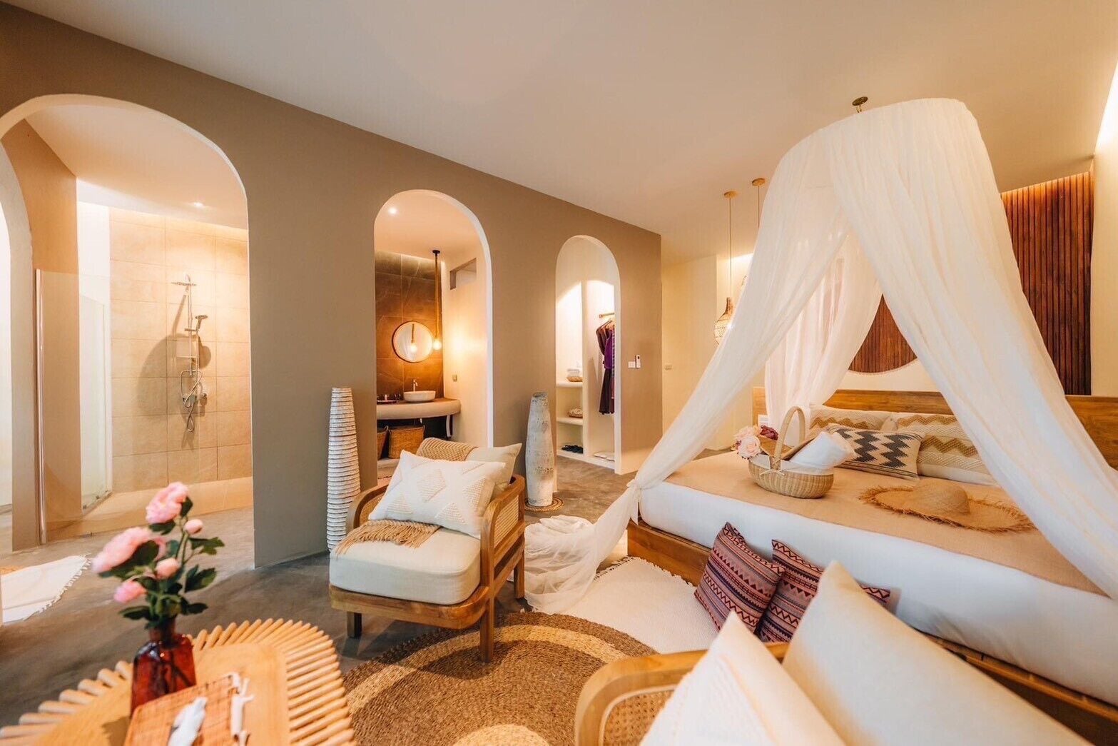 华丽别墅, 花园景观