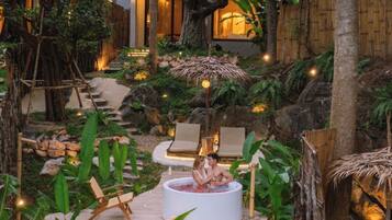 Luxury Villa, Patio, Garden View | Living area