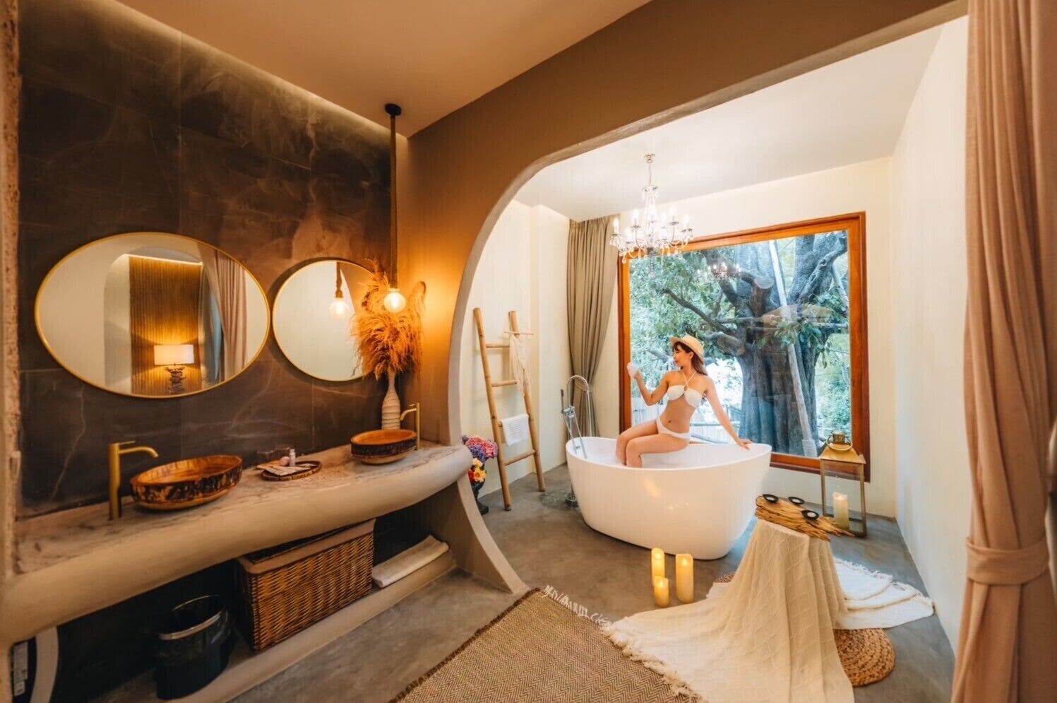 华丽别墅, 花园景观