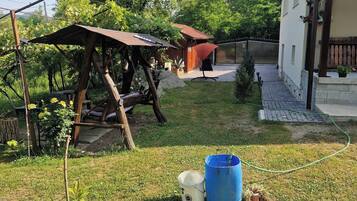 Ferienhaus, 1 Schlafzimmer, barrierefrei, Raucher | Terrasse/Patio