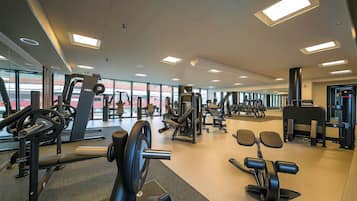 Căn hộ, 1 phòng ngủ, phù hợp cho người khuyết tật, quang cảnh thành phố | Phòng tập thể dục