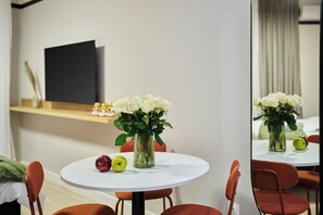 Comfort Studio Suite, 1 Queen Bed, Balcony, City View | Living area - Sweet Home Exclusive Apart-Hotel (Yerevan)