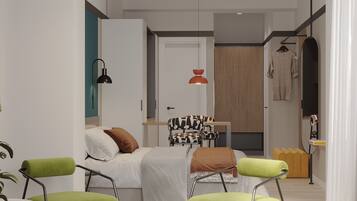 Estúdio conforto, vista para a cidade