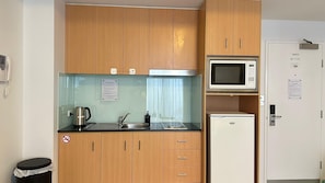 Studiosvit för familj | Eget kök