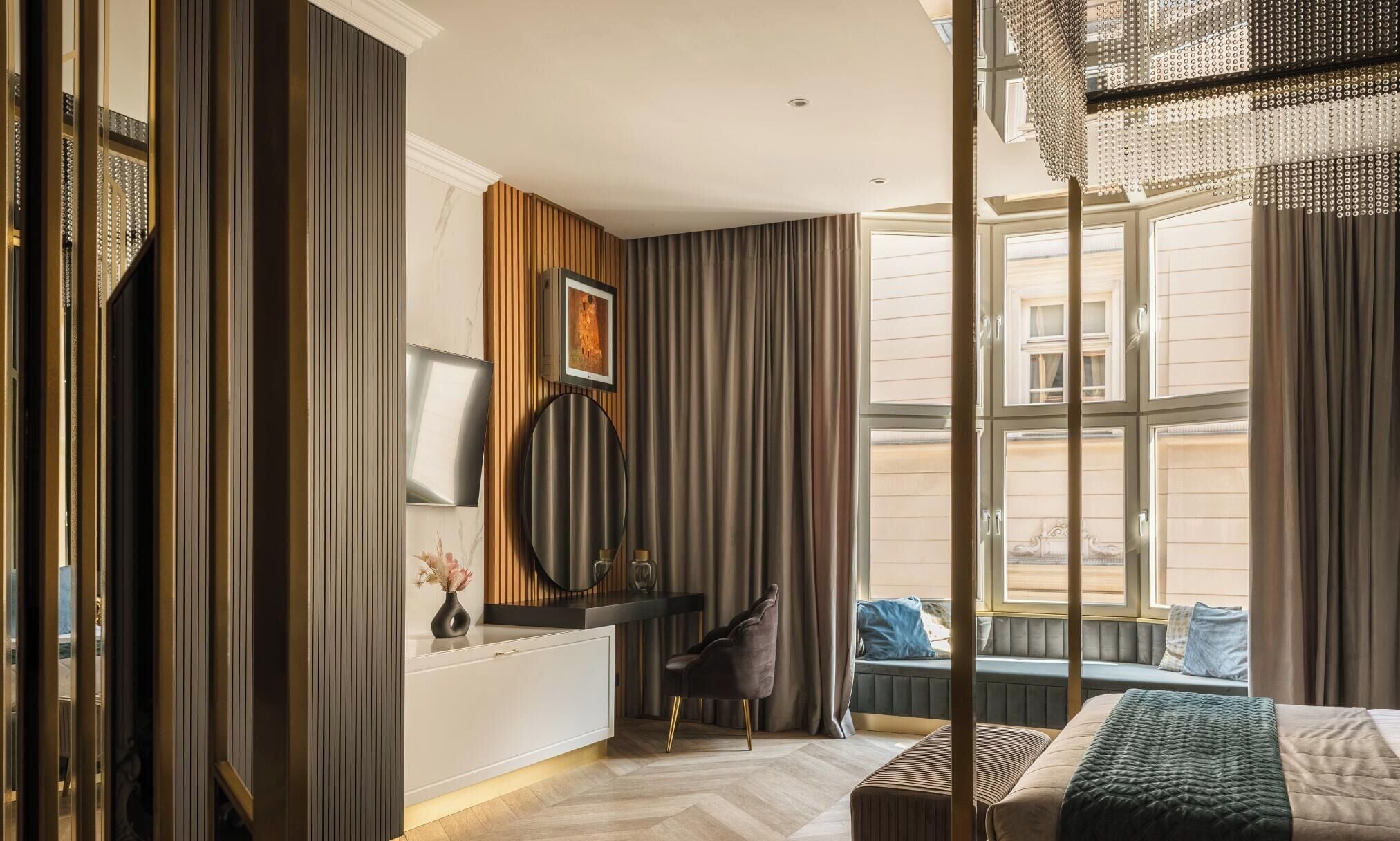Suite estudio superior, vistas a la ciudad | Wifi gratis