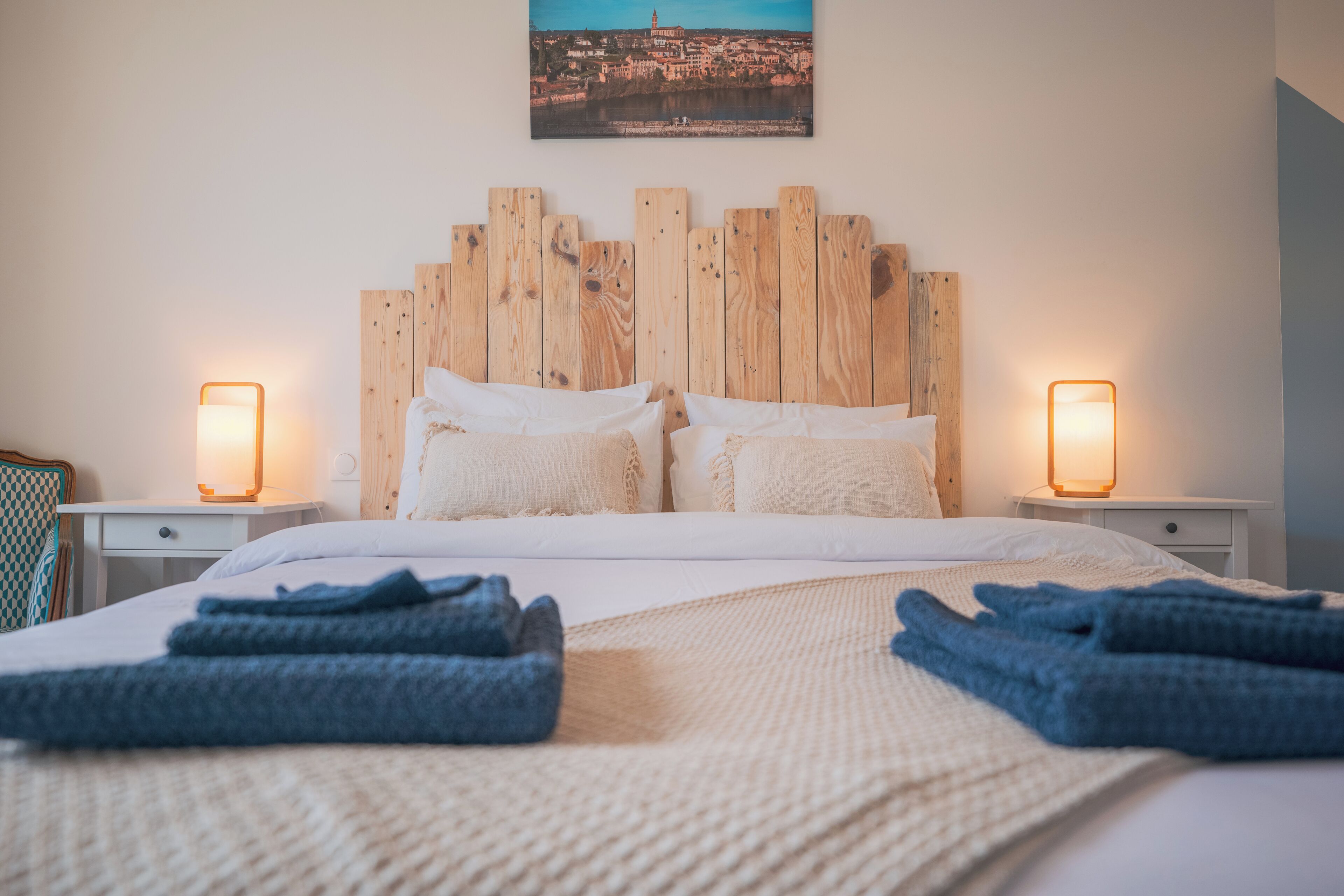 Kamar Double Basic, Bebas Asap Rokok, pemandangan kebun