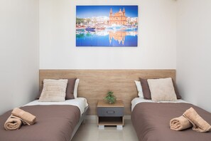 Apartment, 2 Bedrooms, Balcony | Desk, laptop workspace, iron/ironing board, free WiFi - Edka Suites - Modern Sunlit 2BD Apartments with Balconies - Close to Sliema Promenade, St Julian's & St Georges Bay (Gzira)