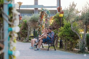 Overnattingsstedets uteområder