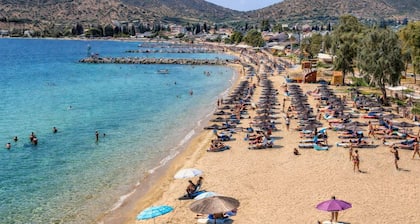 Ancient Vibe - Seaside Stay w/ Balcony near Volos