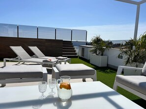 Outdoor dining - New Penthouse with Private Pool | San Pedro del Pinatar (San Pedro del Pinatar)